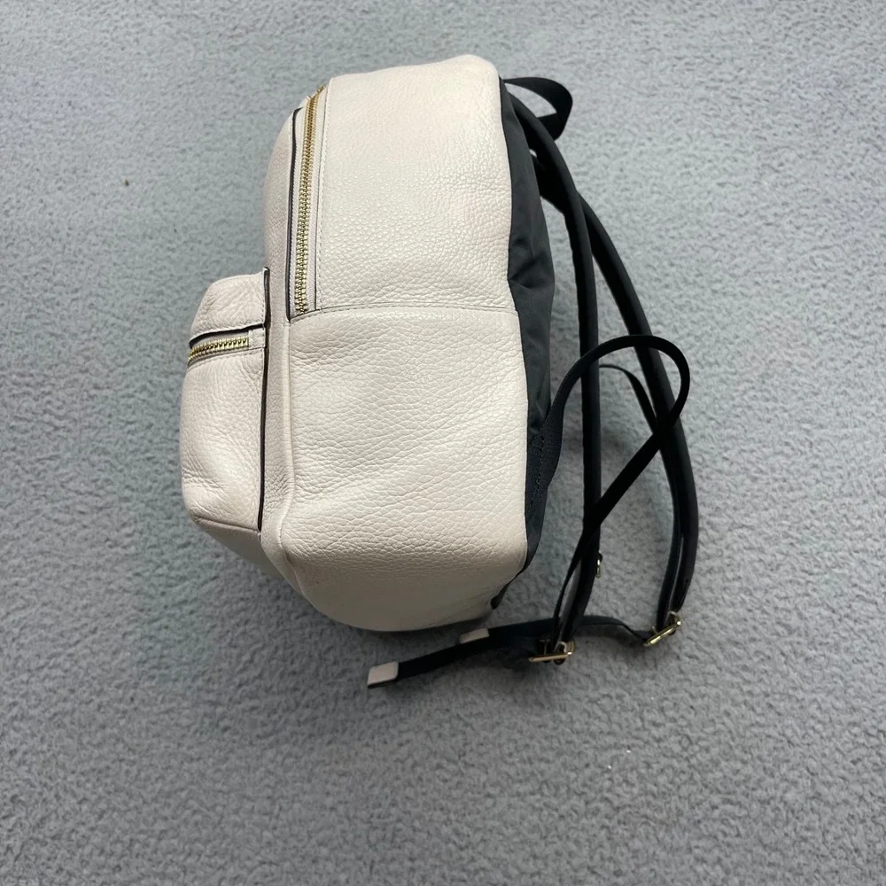 Coach F80550 Pebble Chalk Leather Medium Charlie Backpack Jordyn Handbag Daypack